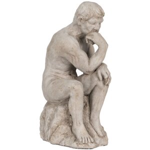 Clayre & Eef 6TE0493 Decoración Hombre Gris...