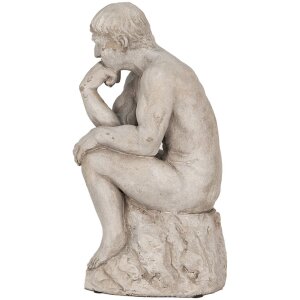 Clayre & Eef 6TE0493 Decoración Hombre Gris 16x12x31 cm