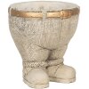 Clayre & Eef 6TE0496 Maceta Interior Gris Ø 15x17 cm