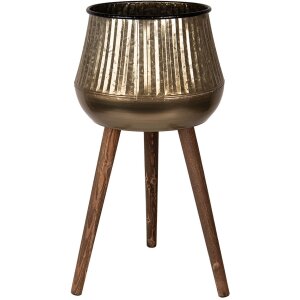 Clayre & Eef 6Y5402M Jardinera Color Cobre...