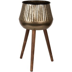 Clayre & Eef 6Y5402M Jardinera Color Cobre...