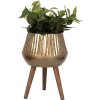 Clayre & Eef 6Y5403 Jardinera Color Cobre Marrón 27x27x39 cm