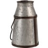 Clayre & Eef 6Y5408 Jarra de leche decorativa Gris Marrón 21x20x31-44 cm