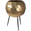 Clayre & Eef 6Y5409 Jardinera Oro Negro Ø 22x28 cm Hierro