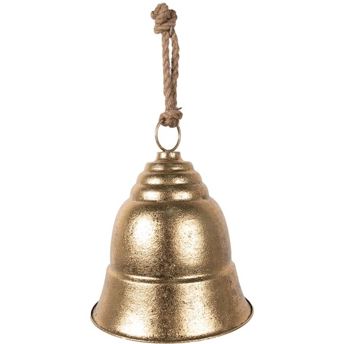 Clayre & Eef 6Y5466 Campana XL color Oro Ø 30x35 cm