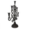 Clayre & Eef 6Y5475 Portavelas Negro 46x14x49 cm