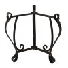 Clayre & Eef 6Y5476 Soporte para plantas de interior negro Ø 29x53 cm