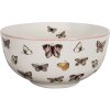 Clayre & Eef BPDBO Plato sopero Blanco Rosa Ø 14x7 cm - 500 ml