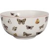 Clayre & Eef BPDBO Plato sopero Blanco Rosa Ø 14x7 cm - 500 ml