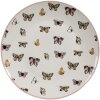 Clayre & Eef BPDDP Vajilla Plato Comedor Blanco Rosa Ø 20x2 cm