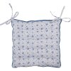 Clayre & Eef BRB29 Silla Cojín Espuma Beige Azul 40x40x4 cm