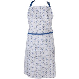 Clayre & Eef BRB41 Delantal de cocina Beige Azul...