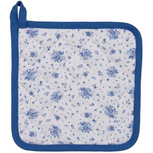 Clayre & Eef BRB45 Manta Beige, Azul 20x20 cm