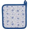Clayre & Eef BRB45 Manta Beige, Azul 20x20 cm