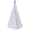 Clayre & Eef BRB48 Tea Towel Blanco Azul Ø 80 cm Algodón Estilo Vintage