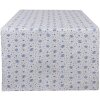 Clayre & Eef BRB64 Traves de Mesa Beige, Azul 50x140 cm