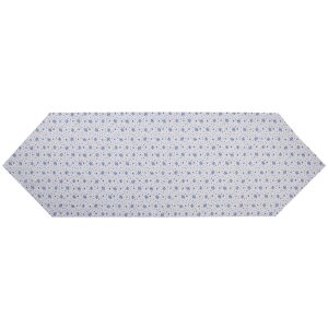 Clayre & Eef BRB65 Traves de Mesa Beige, Azul 50x160 cm