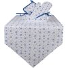 Clayre & Eef BRB65 Traves de Mesa Beige, Azul 50x160 cm