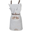 Clayre & Eef BSLC44K Manopla Horno Niño Beige Marrón 12x21 cm