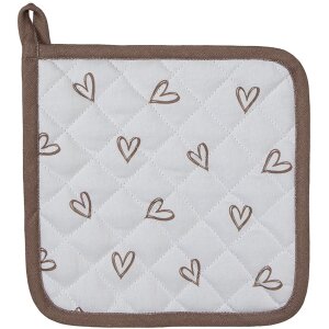 Clayre & Eef BSLC45 Potholder Beige Marrón...
