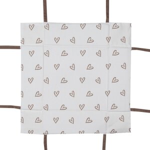 Clayre & Eef BSLC47 Panera Beige Marrón 35x35x8 cm