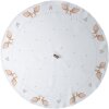 Clayre & Eef BSLC48 Toalla Beige Marrón Ø 80 cm
