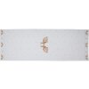 Clayre & Eef BSLC64 Traves de Mesa Beige Marrón 50x140 cm Algodón Conejito Casa de Campo