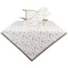Clayre & Eef CFL01 Mantel Cuadrado Blanco 100x100 cm