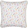 Clayre & Eef CFL21 Funda de Cojín Blanca 40x40 cm