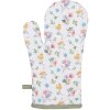 Clayre & Eef CFL44 Manopla de horno blanca 18x30 cm