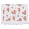Clayre & Eef CTSWR Toalla de Huésped Blanco Rosa 40x66 cm