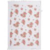 Clayre & Eef CTSWR Toalla de Huésped Blanco Rosa 40x66 cm