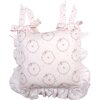 Clayre & Eef FEB25-1 Funda de Cojín Cojín de Asiento 40x40 cm Algodón Rosa