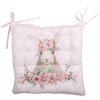 Clayre & Eef FEB29-1 Cojín Silla Espuma Rosa 40x40x4 cm