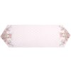 Clayre & Eef FEB65-1 Camino de Mesa Rosa 50x160 cm Algodón motivo conejito