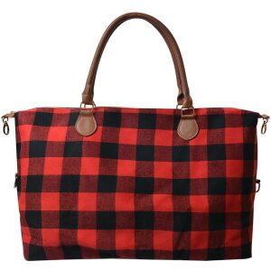 Juleeze JZBG0278 Bolso Señora Rojo Negro 56x35 cm