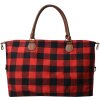 Juleeze JZBG0278 Bolso Señora Rojo Negro 56x35 cm