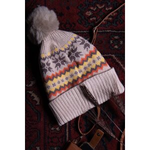 Juleeze JZCA0022BE Gorro mujer beige 22x23 cm