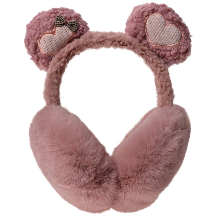 Juleeze JZCEW0005P Ear Warmers Niños Rosa Fluffy 100% Poliéster