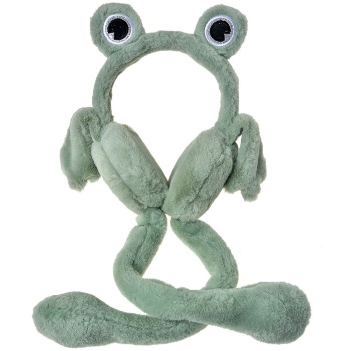 Juleeze JZCEW0010GR Calentador de orejas infantil con orejas móviles verde