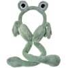 Juleeze JZCEW0010GR Calentador de orejas infantil con orejas móviles verde