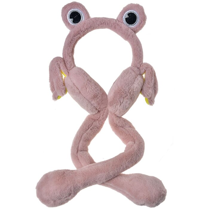 Juleeze JZCEW0010P Calentador de orejas para niños con orejas móviles Rosa
