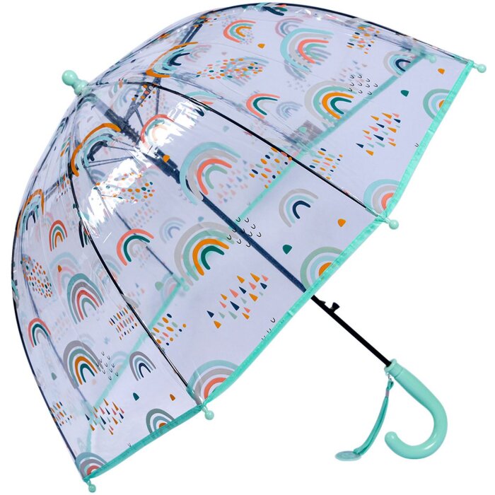 Juleeze JZCUM0012GR Paraguas niños verde arco iris Ø 65x65 cm