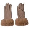 Juleeze JZGL0043BE Guantes de invierno Beige 8x24 cm