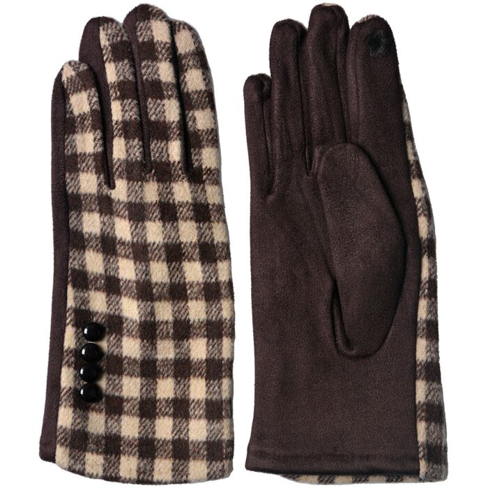 Juleeze JZGL0051CH Guantes de invierno Marrón 9x24 cm
