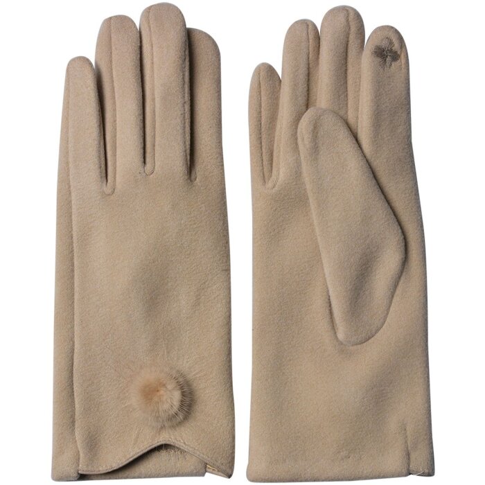 Juleeze JZGL0054BE Guantes de invierno Beige 9x24 cm