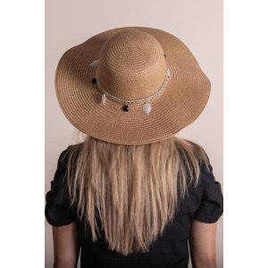 Juleeze JZHA0098BE Sombrero de mujer Beige