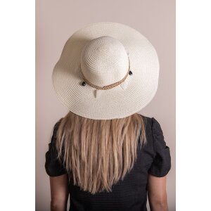 Juleeze JZHA0098W sombrero de mujer blanco