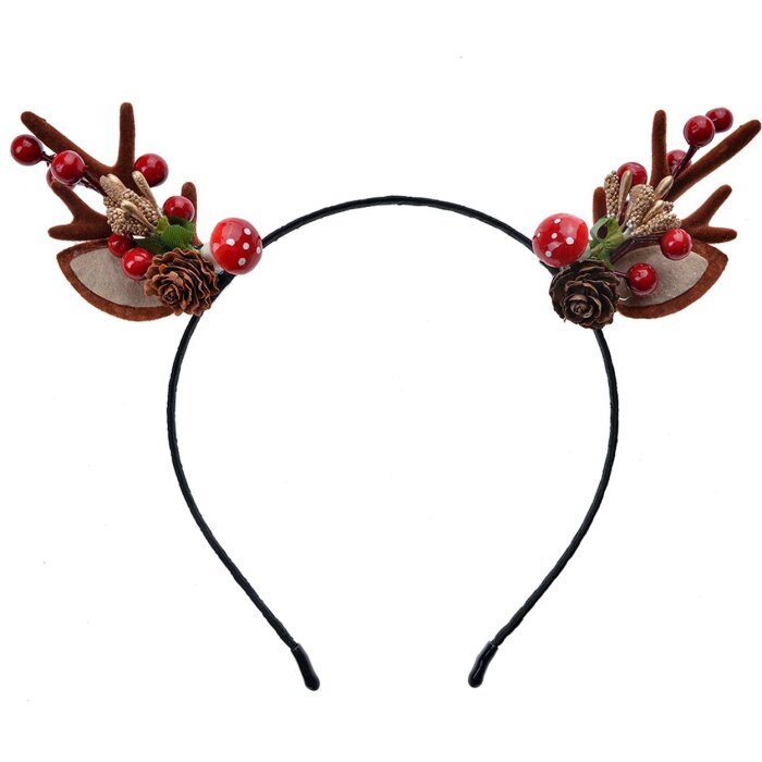 Juleeze JZHB0125 Cinta para el Pelo Señoras Rojo Negro