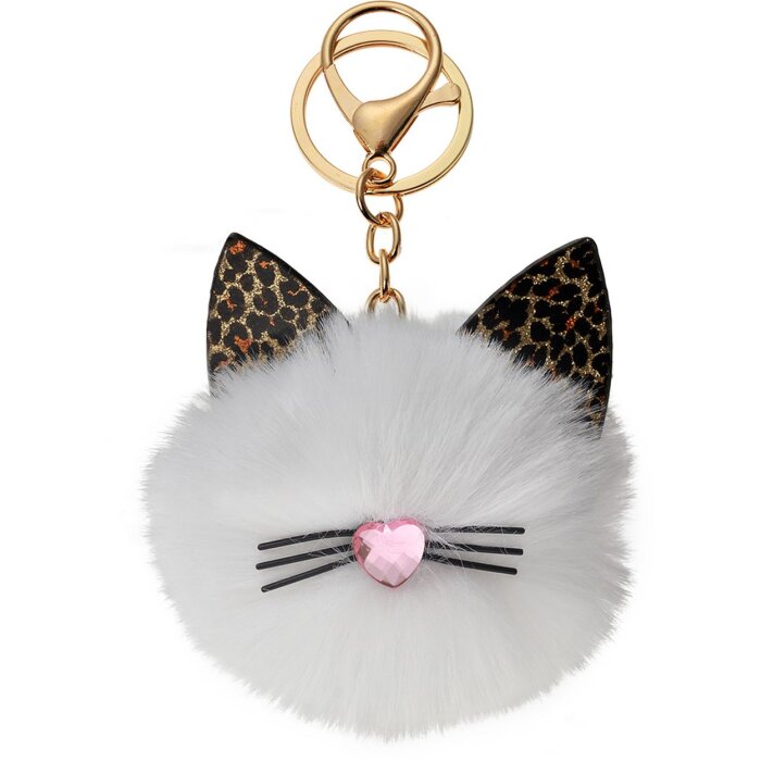 Juleeze JZKC0091 Llavero gato blanco